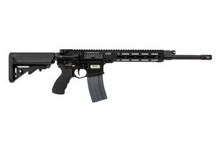 Lewis Machine and Tool MLC MARS AR15 rifle features a carbine length gas piston system
